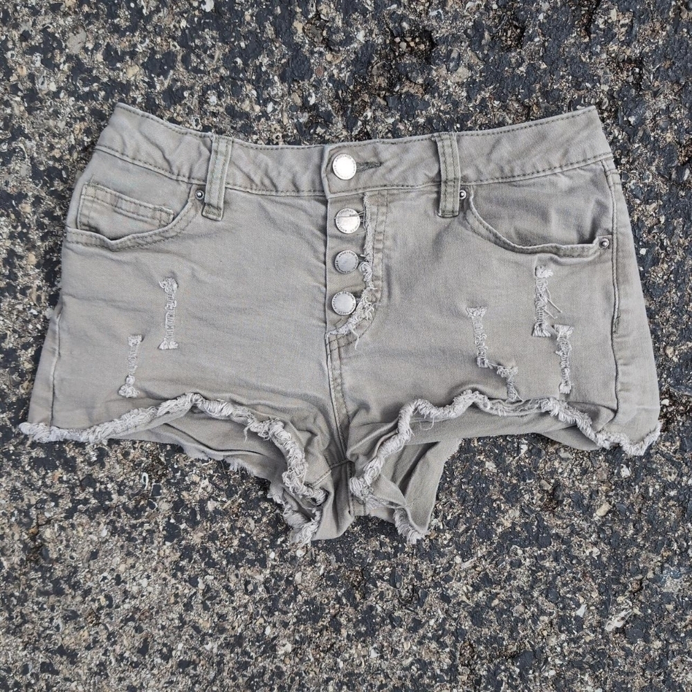 🔥4/$40  Olive green Angel Kiss short shorts size 5